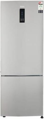 Haier 345 L 3 Star Inverter Frost-Free Double-Door Refrigerator (HRB-3654PIS-E, Inox Steel)