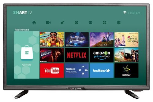 Kevin 80 cm (32 Inches) HD Ready LED Smart TV K32CV338H (Black) (2019 Model)