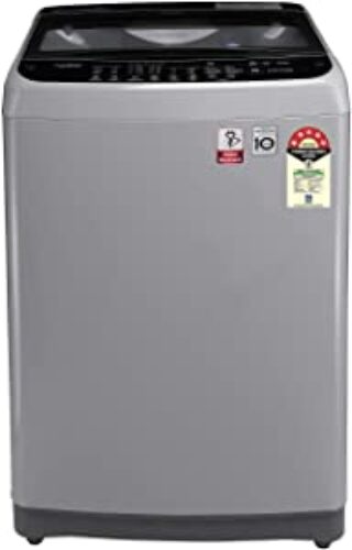 LG 10 Kg Inverter Fully-Automatic Top Loading Washing Machine (T10SJSF1Z, Free Silver)