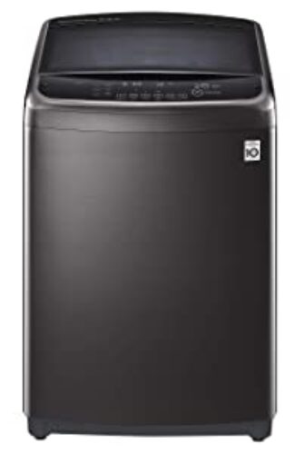 LG 11.0 Kg Inverter Wi-Fi Fully-Automatic Top Loading Washing Machine (THD11STB, Black Stainless Steel)
