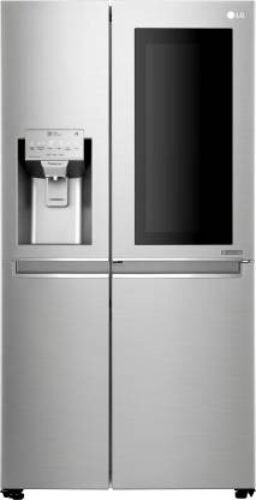 LG 668 L Frost Free Side by Side Refrigerator  (Noble Steel, GC-X247CSAV)