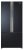 Panasonic 551 L Inverter Frost-Free Multi-Door Refrigerator (NR-CY550QKXZ, Sparkling Black Steel)