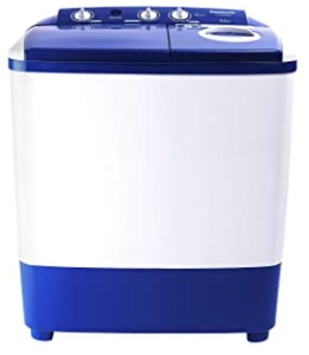 Panasonic 6.5 kg 5 star Semi Automatic Top Load White, Blue  (NA-W65E5ARB)